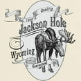 thumbnail image 3 of CafePress - Jackson Hole Vintage Moose Light T Shirt - Men's Classic Graphic T-Shirt, 3 of 4