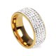 thumbnail image 1 of Anillo de acero inoxidable de lujo para hombre y mujer, anillo de compromiso de boda con diamantes de imitación de cristal, joyería de moda, tamaño 7-12, 2020 Tan Jianjun  unisex, 1 of 2