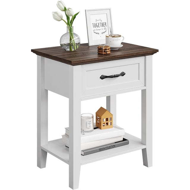 Bingirl 8-Piece Handcrafted MDF Nightstands: Functional Design, Durable Material