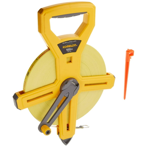 Komelon KMC-1800 Tape Measure Fiberglass Tape 0.5 inch (13 mm) Width 322.4 ft (100 m)