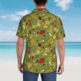 thumbnail image 6 of Balery Squirrel And Fox In The Forest Print Men's Hawaiian Shirts Short Sleeve Beach Shirt Relaxed Fit Vacation Button Down Shirts-3X-Large, 6 of 9