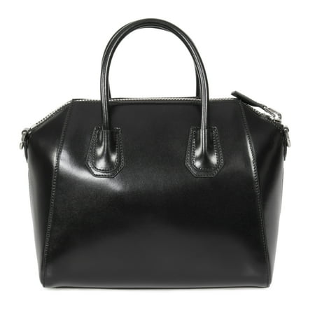 Givenchy Antigona Calfskin Leather Satchel Bag Black With Silver Hardware Small Givenchy Antigona Calfskin Leather Satchel Bag Black With Silver Hardware Small