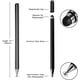 thumbnail image 2 of Lápiz óptico de pantalla táctil negro, lápiz táctil capacitivo 2 en 1 Lápiz universal de alta sensibilidad y precisión para teléfonos inteligentes Tabletas Galaxy Huawei JM, 2 of 5