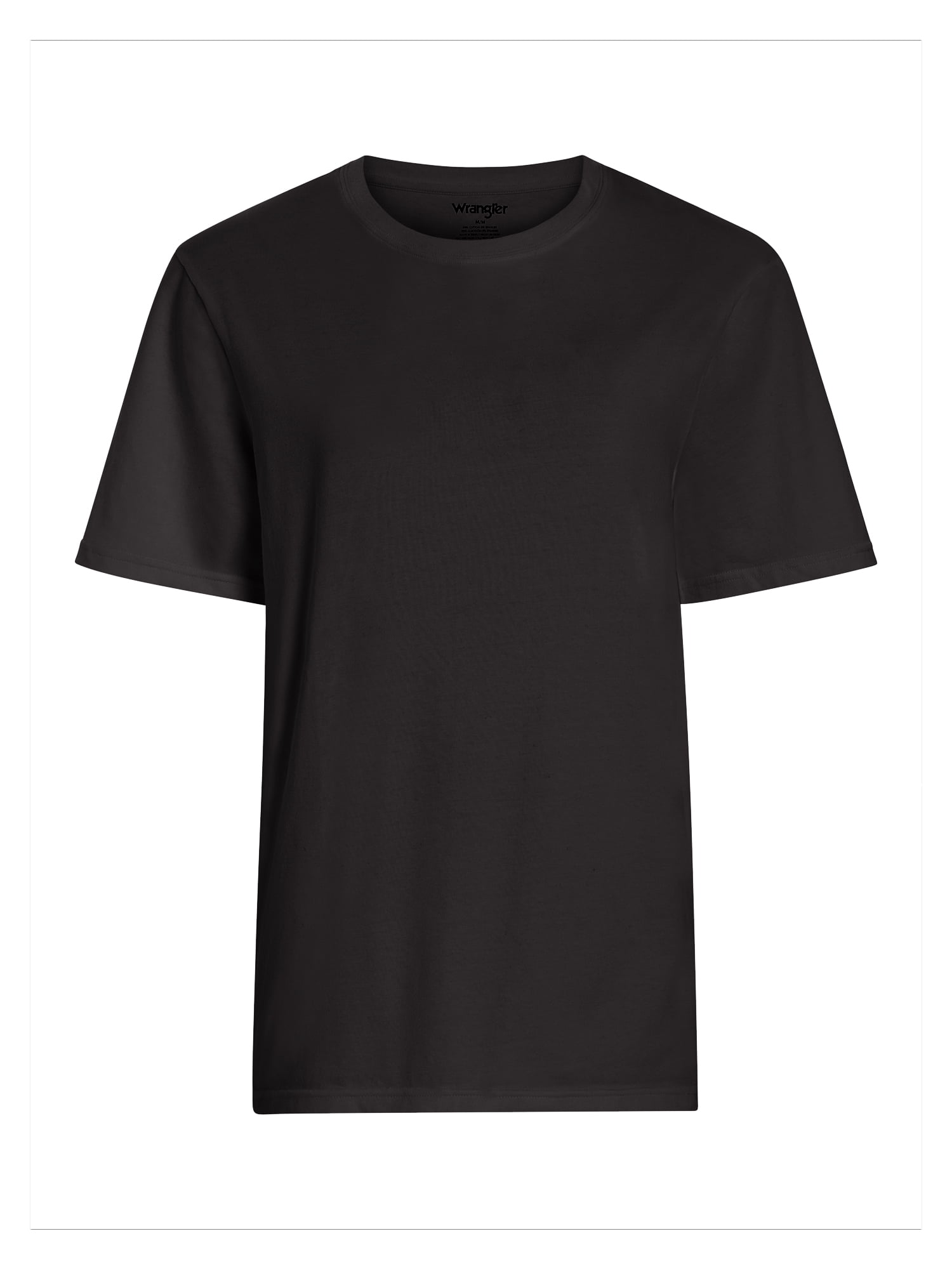 Wrangler Crew Neck Cotton Stretch Soft Undershirts for Men, 6-Pack (S-3XL)