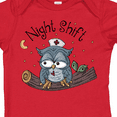 thumbnail image 4 of Inktastic Night Shift Nurse Owl Boys Baby Bodysuit, 4 of 5