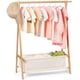 thumbnail image 2 of Perchero infantil con almacenaje, perchero, ropa infantil, bambú natural,Color natural, 2 of 2