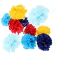 thumbnail image 6 of FOMIYES 10Pcs Paper Pom Poms Tissue Flowers Paper Flowers Tissue Paper Pom Poms for Wedding, 6 of 8