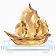 thumbnail image 1 of Swarovski Crystal Boat Figurine SAILING JUNK Ship -5259804, 1 of 1