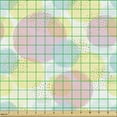 thumbnail image 2 of Ambesonne Pastel Fabric by the Yard Upholstery, Colorful Paint Blots Spots, 1 Yard, Pale Pink Multicolor, 2 of 5
