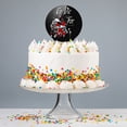thumbnail image 4 of Acrylic To Die For Skull Roses Motorcycle Biker Cake Topper Party Decoration for Wedding Anniversary Birthday, 4 of 7