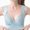 Blue, variant on Loopsun Womens Bras Plus Size, Bras for Women, Women's Lace Solid Seamless Breathable Gathered Full Cup Underwear Daily Bra Dark Gray L