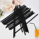 thumbnail image 3 of 600 Pcs Plastic Straws, Black Reusable Straws For Drinks From Bar Party Home, 22 Cm (calibre 6 Mm) Abr-good, 3 of 5