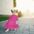 thumbnail image 2 of YUEHAO Dog Skirts for Small Dogs Girl Pet Dresses Shirts Cute Dogs Sun Dresses Princess Dresses Puppies Summer Clothing Dog Dresses Shirts with Ruffles Puppies Cats Puppies (Hot Pink, XS), 2 of 4