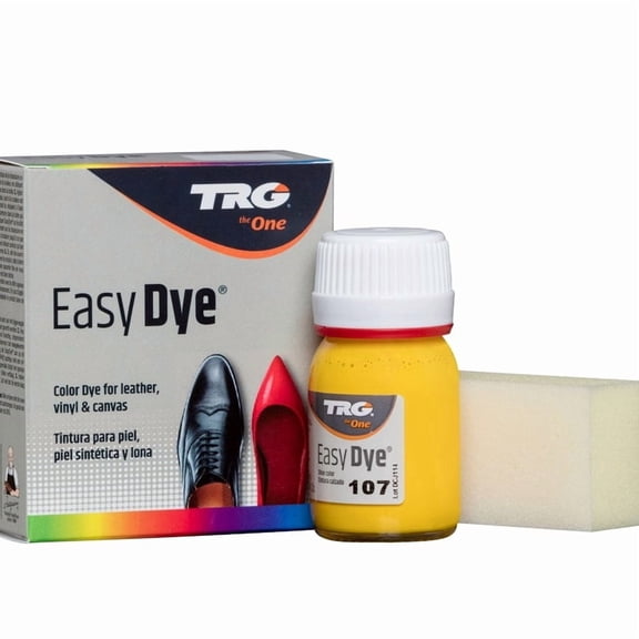 TRG Yellow 107 Color Dye - best leather dye, makes it easy to either restore the color of your shoes, handbags or other leather goods or to change the color