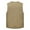 Khaki A, variant on IROINNID Men's V-Neck Sleeveless Camoflage Casual Outdoor Vest Jacket Lightweight Vest With Pockets