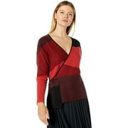 NIC+ZOE Women's Petite New Wave TIE TOP, Multi, Petite/Petite