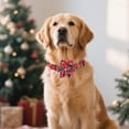 thumbnail image 4 of Mumup Christmas Dog Collar, Adjustable Classic Red Plaid Xmas Collars with Removable Bowtie Christmas Dog Collars for Medium Dogs Pets, 4 of 5