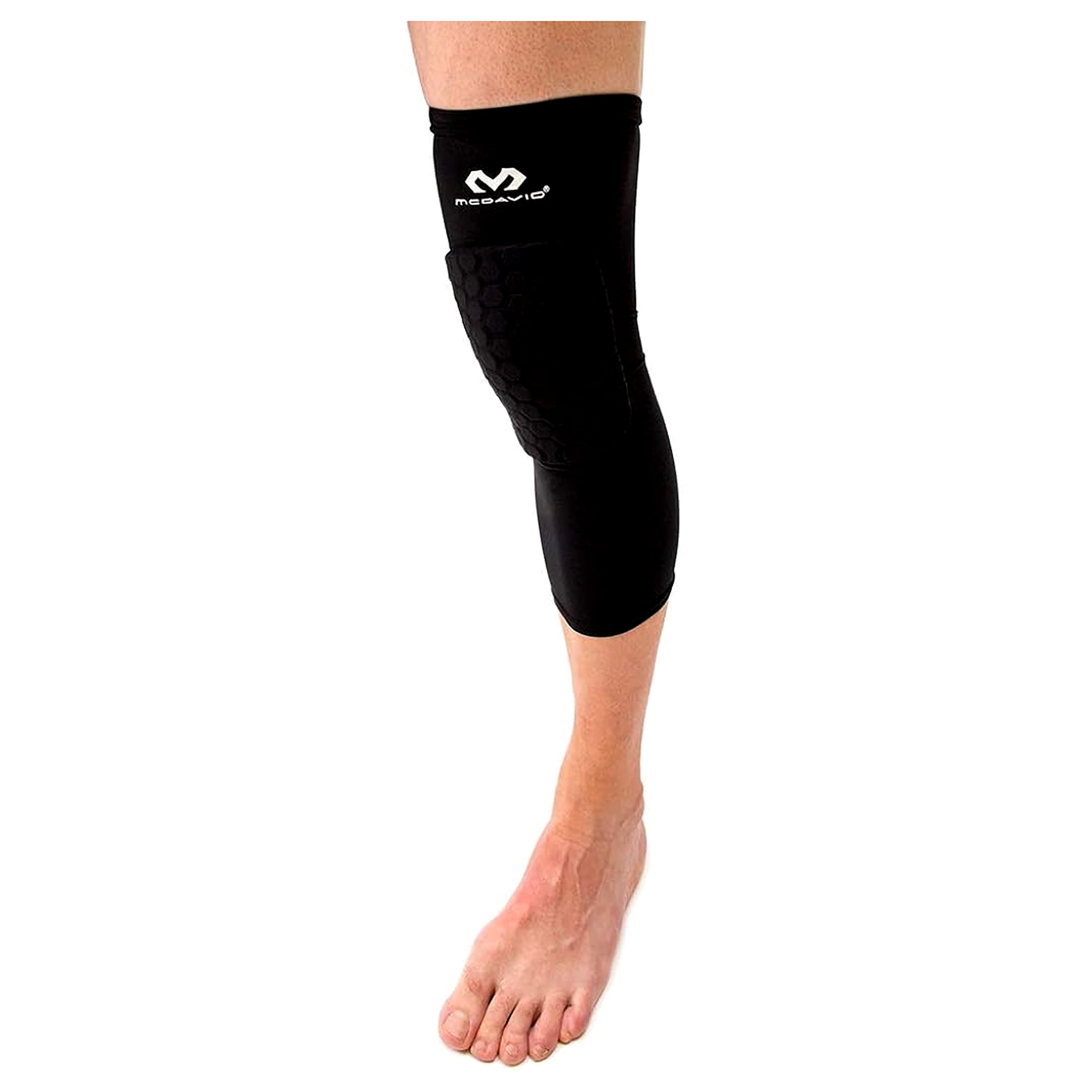 McDavid Hex Knee Pads Compression Leg Sleeve for Sports Protection - Pair of Sleeves