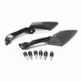 thumbnail image 3 of Speravity Pack de 2 Espejos Moto Líneas Hermosas Rotación 360° Vista Trasera Visión Gran Angular Resistencia a la Corrosión Accesorios Ciclomotor Accesorios para motos Speravity VI002042-00B, 3 of 6