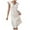 Beige, variant on Feancey Fashion Nightgowns for Women Ribbed Knit Long Nightdress Ruffle Cap Sleeve Sleep Dress Solid Color Casual Loungewear Sales Today Beige L