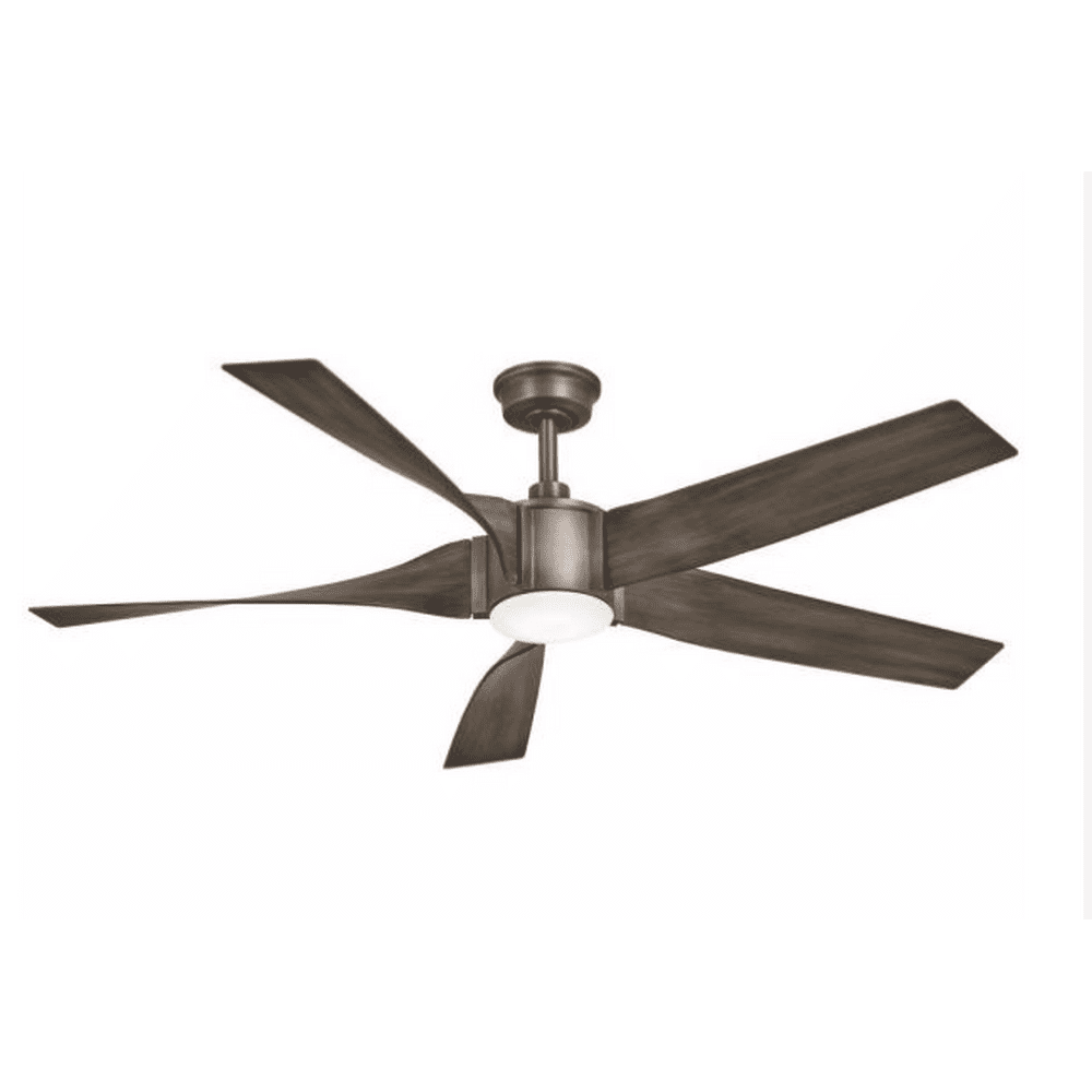 Are a Minka Sky Parlor 56" LED Indoor Burnished Nickel Ceiling Fan with