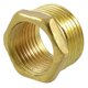 thumbnail image 1 of Adaptador de tubo reductor de rosca hembra de 19 mm a macho de 25 mm en latón, 1 of 1