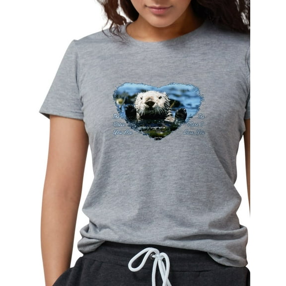 CafePress - The Otter You Are Women's Deluxe T Shirt - Womens Tri-blend T-Shirt
