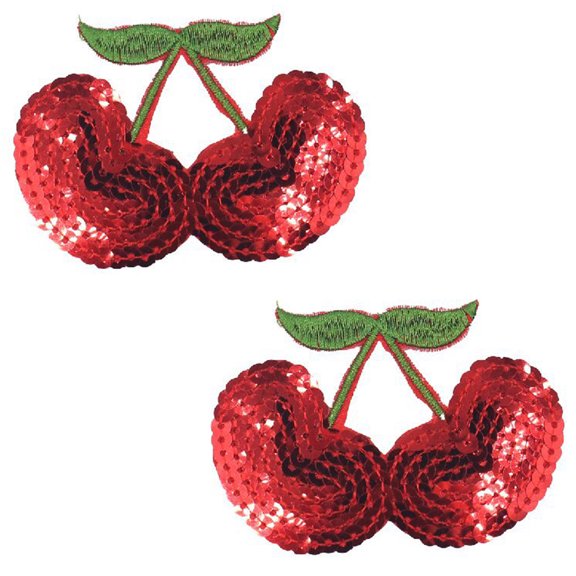 Rhinestones Shape Rhinestones Nipple Patches for Women Clubwear Sparkling Sequins Fruit Breast Stickers Covers Pasties