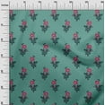 thumbnail image 2 of oneOone Cotton Flex Fabric Leaves & Floral Block Print Fabric BTY 40 Inch Wide, 2 of 4