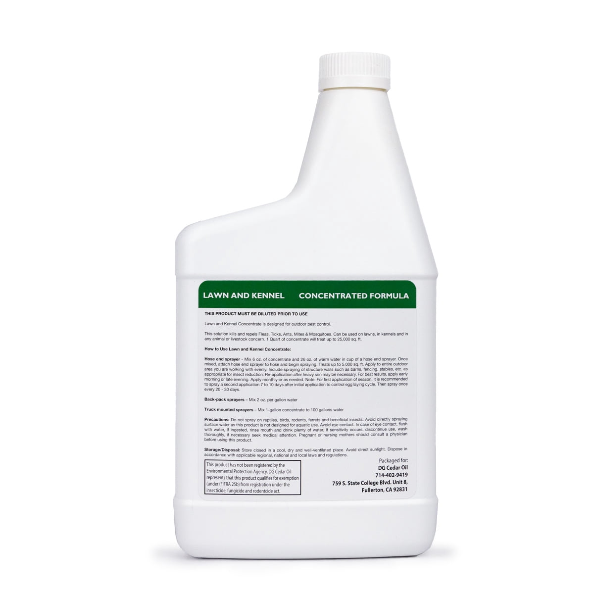 DG Cedar Oil Lawn and Kennel Outdoor Insect Spray Concentrate 32 ounce