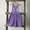 Purple, variant on Fesfesfes Girls Solid Color Back Button Dress with Pockets for Big Kids and Teens Casual Comfortable A Line Swing Flowy Soft Breathable Stylish Versatile Everyday Outfit(Red,5-6 Years)