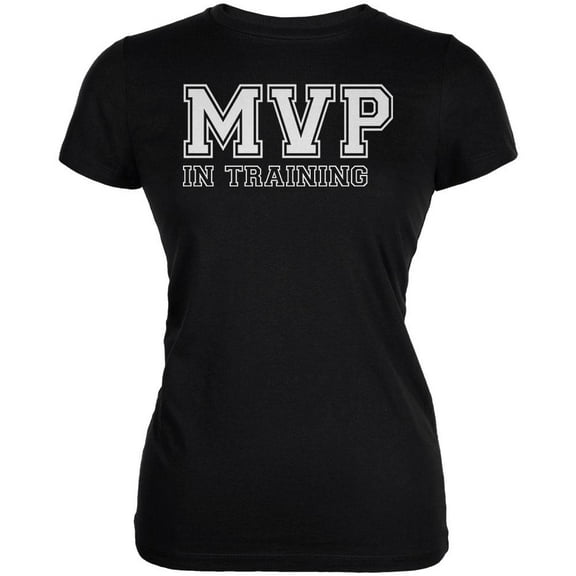 Back To School MVP In Training Juniors Soft T Shirt Black X-LG