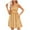 Army Green, variant on Njagoc3 Womens Solid Color Linen-Like Cotton V-Neck Short Sleeve Relaxed Fit Casual Dress with Side Pockets & Slits
