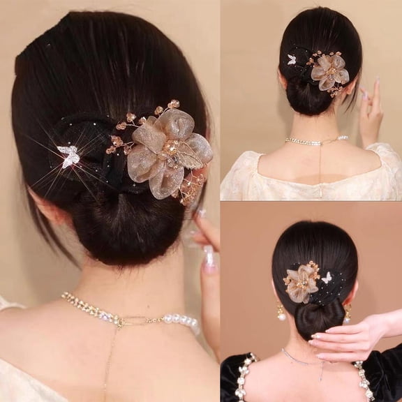 SSKFHGI Hair Bun Maker for TwisterElegant Lazy Hair CurlerDeft Bun Hair Curler Hair Donut Heatless Bun MakerFrench Twist Hairstyle Bun Hair Accessories for Women Girls