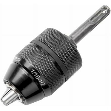 Supreme Durability SDS-Plus Keyless Adapter, Drill Chuck, Heavy Duty Professional, Quick Change Adapter, Metal Sleeve for 1050W And Above Power Tools, 2-13mm Capacity Range