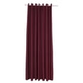 thumbnail image 1 of Cortinas opacas Cortinas de oscurecimiento de habitación con aislamiento térmico para sala de estar Tomshoo Vino rojo, 1 of 7