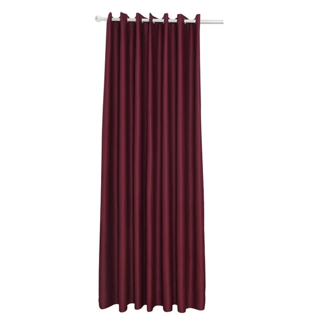 Cortinas opacas Cortinas de oscurecimiento de habitación con aislamiento térmico para sala de estar Tomshoo Vino rojo