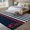 Navy Blue, variant on Round Area Rugs Collection 3.3 Ft, Anchor Sage Green Non-Slip Residential Carpet, Yellow Nautical White Geometric Stripe Indoor Crawling Mats Doormat Runner Rugs Play Mat for Bedroom
