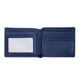 thumbnail image 4 of Cartera BREED Locke de piel auténtica con doble pliegue, azul marino, 4 of 4