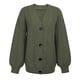 thumbnail image 4 of Chaqueta larga de punto de manga larga informal para mujer a la moda, blusa, abrigo Fridja  po2965, 4 of 5