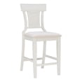 thumbnail image 1 of Linon Pacey 26" Counter Stool Upholstered Seat Rattan Back in Creamy White Wood, 1 of 12