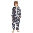 thumbnail image 2 of Vzayyk 4T-14Y Size Aviliable Cozy One-Piece Footless Sleeper Pajama Sweet Puffed Candy, 2 of 8
