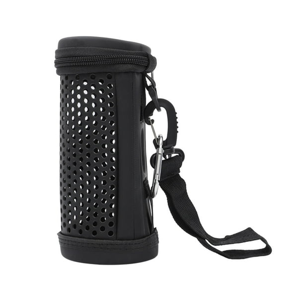 Funda protectora compatible con altavoz JBL Flip 5, bolsa de transporte, estuche rígido hueco, bolsa de almacenamiento de viaje con correa de muñeca portátil, gancho de escalada