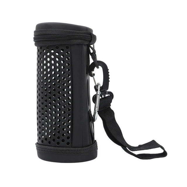 Funda protectora compatible con altavoz JBL Flip 5, bolsa de transporte, estuche rígido hueco, bolsa de almacenamiento de viaje con correa de muñeca portátil, gancho de escalada