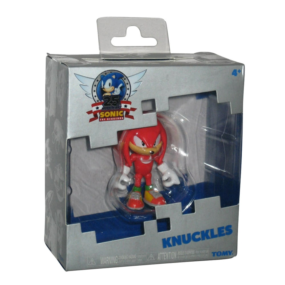 Sonic The Hedgehog 25th Anniversary Collectible Knuckles Tomy Figure - Walmart.com - Walmart.com