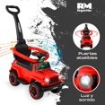 thumbnail image 4 of Camioneta montable Rm Regalomex con Barra de empuje luz y Sonidos rojo grande, 4 of 5