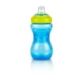 thumbnail image 4 of Nuby No-Spill Easy Grip Soft Spout Sippy Cup, Multicolor, 10 fl oz, 3 Count, 4 of 13
