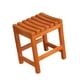thumbnail image 1 of Banco de ducha, asiento esquinero para baño, mueble pequeño multiusos, taburete de ducha impermeable, banco de sauna para bañera o ducha. Marrón claro, 1 of 8