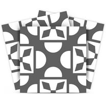 Mi Alma Abstract Gray Tile Stickers - Removable Vinyl 4x4, 24 pcs