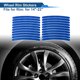 thumbnail image 2 of 20Pcs Calcomanías para Llantas en Arco, Cintas Decorativas para Llantas de Automóvil de 14-22" Azul Reflectante PET, 2 of 6